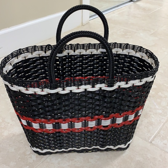 Woven beach bag - Picture 3 of 4
